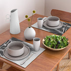 Palm Leaf Black & White II Placemat Gallery Image 2