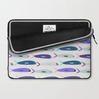 Blue Sardines Pattern Laptop Sleeve Gallery Image 2