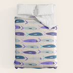 Blue Sardines Pattern Comforter Gallery Image 6