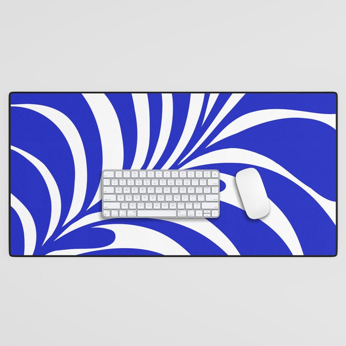 Infinity Blue Leaf - Matisse Desk Mat Gallery Image 1