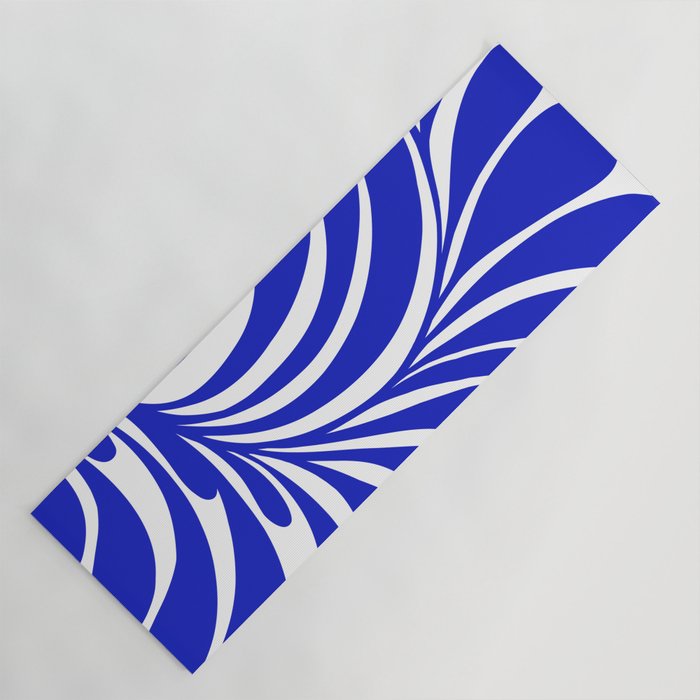 Infinity Blue Leaf - Matisse Yoga Mat Gallery Image 1