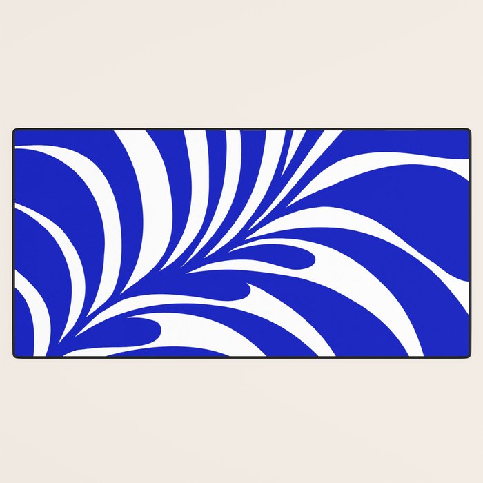 Infinity Blue Leaf - Matisse Desk Mat Gallery Image 3