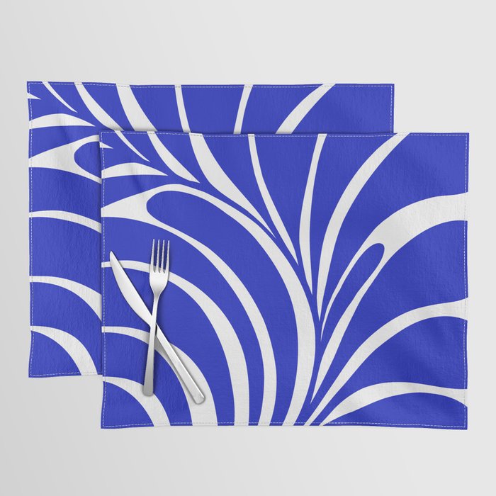 Infinity Blue Leaf - Matisse Placemat Gallery Image 1