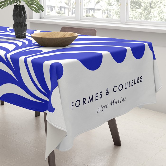 Infinity Blue Leaf - Matisse Tablecloth Gallery Image 3