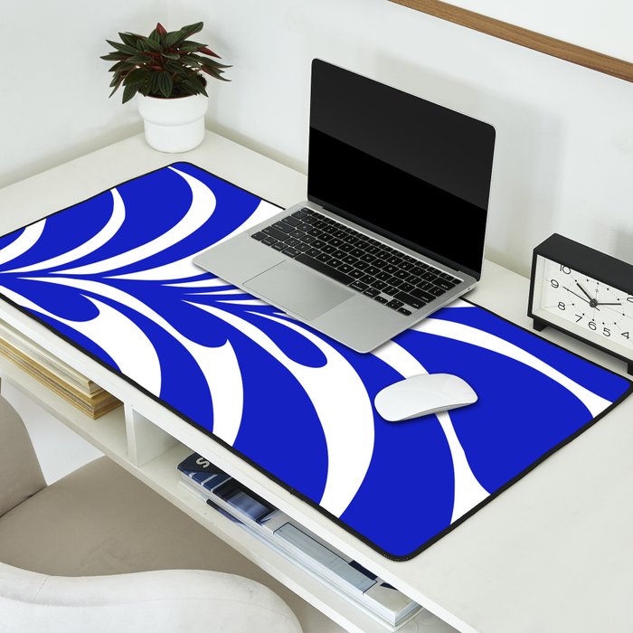 Infinity Blue Leaf - Matisse Desk Mat Gallery Image 2
