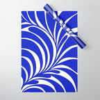 Infinity Blue Leaf - Matisse Wrapping Paper Gallery Image 1
