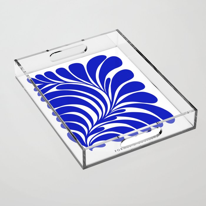Infinity Blue Leaf - Matisse Acrylic Tray Gallery Image 1