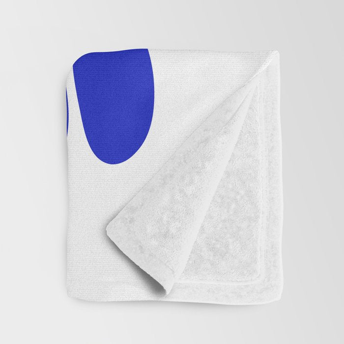 Infinity Blue Leaf - Matisse Throw Blanket Gallery Image 3