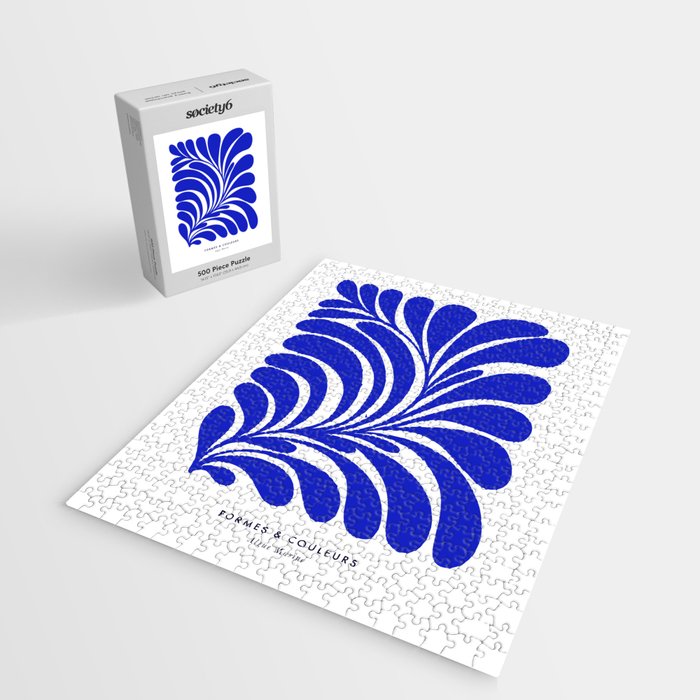 Infinity Blue Leaf - Matisse Jigsaw Puzzle Gallery Image 2