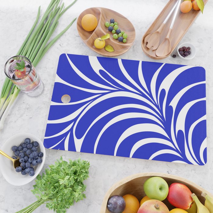 Infinity Blue Leaf - Matisse Cutting Board Gallery Image 2