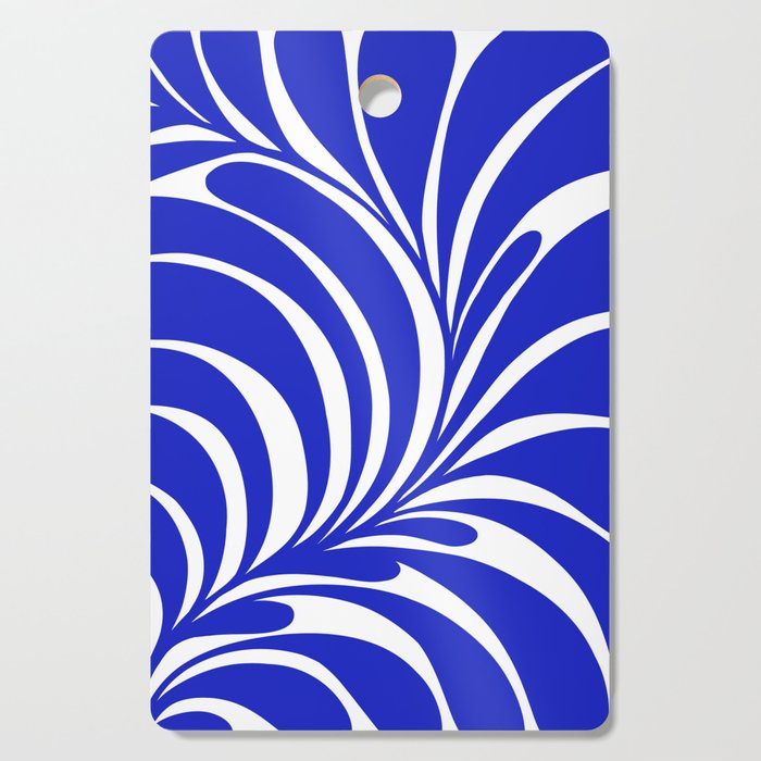 Infinity Blue Leaf - Matisse Cutting Board Gallery Image 1