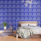 Infinity Blue Leaf - Matisse Wallpaper Gallery Image 3