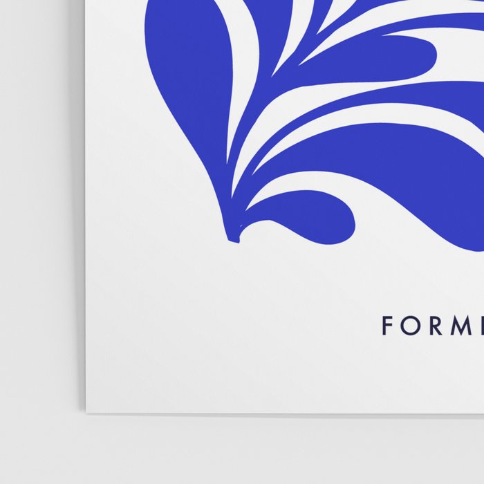 Infinity Blue Leaf - Matisse Poster Gallery Image 3