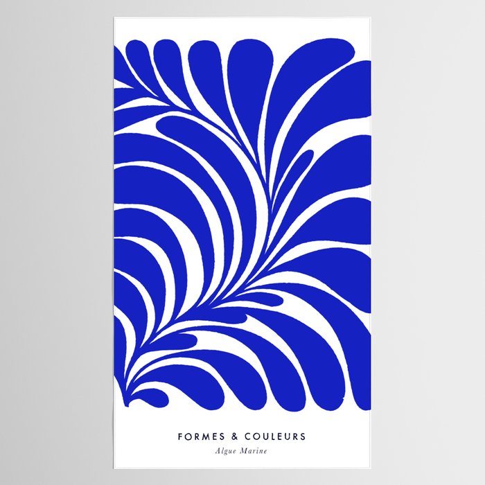 Infinity Blue Leaf - Matisse Tablecloth Gallery Image 2