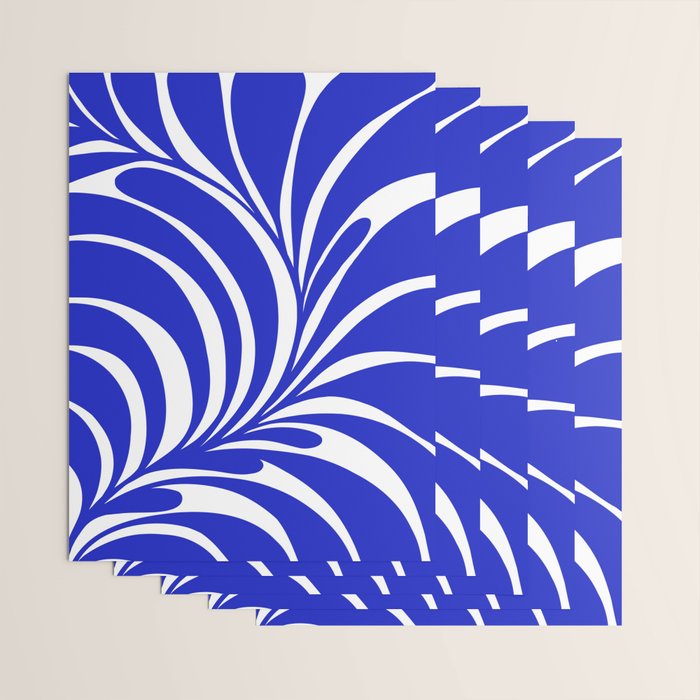 Infinity Blue Leaf - Matisse Wrapping Paper Gallery Image 3