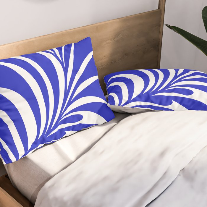 Infinity Blue Leaf - Matisse Pillow Sham Gallery Image 2