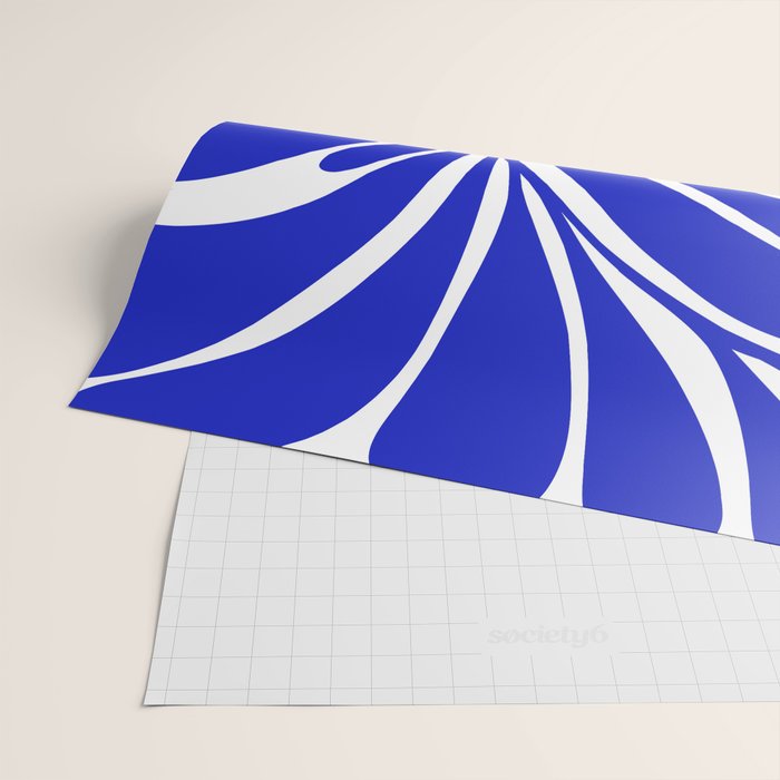 Infinity Blue Leaf - Matisse Wrapping Paper Gallery Image 2
