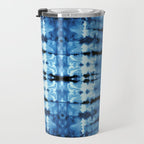 Indigo Satin Shibori Travel Mug Gallery Image 3