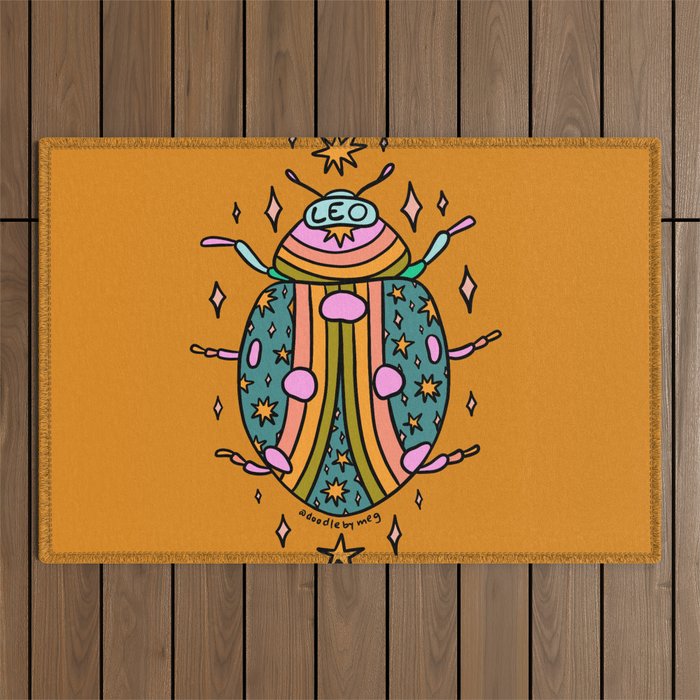 Leo Ladybug Outdoor Rug Gallery Image 1