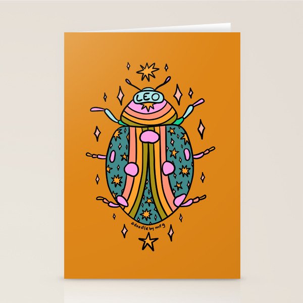 Leo Ladybug Stationery Card Gallery Image 2