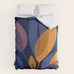 Scorpio Dark Abstract Botanical Duvet Cover Gallery Image 6