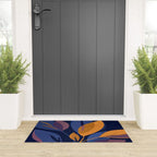 Scorpio Dark Abstract Botanical Welcome Mat Gallery Image 3