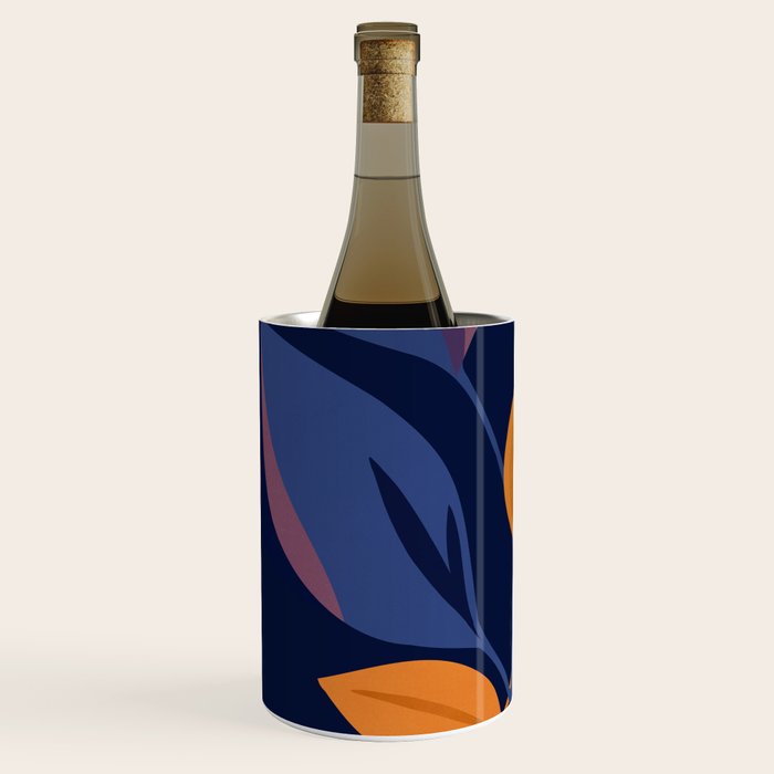 Scorpio Dark Abstract Botanical Wine Chiller Gallery Image 2