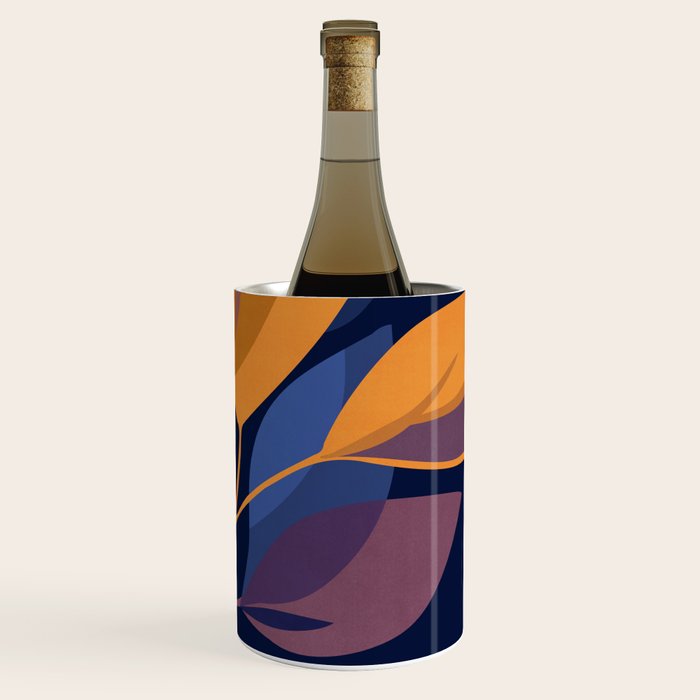 Scorpio Dark Abstract Botanical Wine Chiller Gallery Image 3