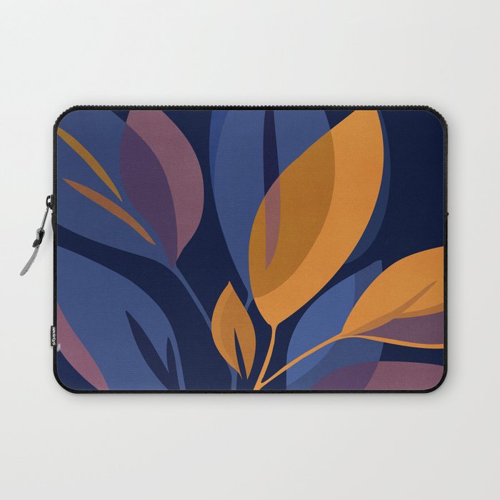 Scorpio Dark Abstract Botanical Laptop Sleeve Gallery Image 1