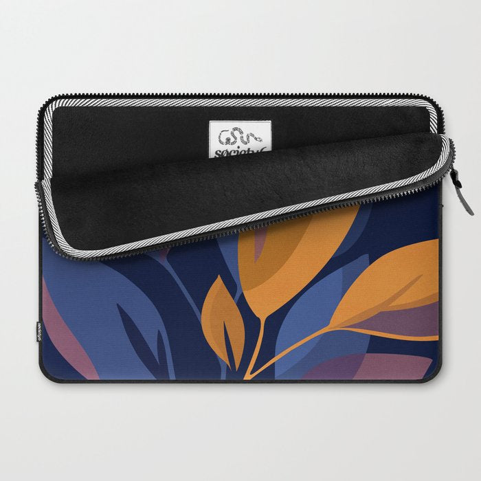 Scorpio Dark Abstract Botanical Laptop Sleeve Gallery Image 2