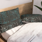 Dark Teal Van Gogh Trees & Underwood Pillow Sham Gallery Image 2