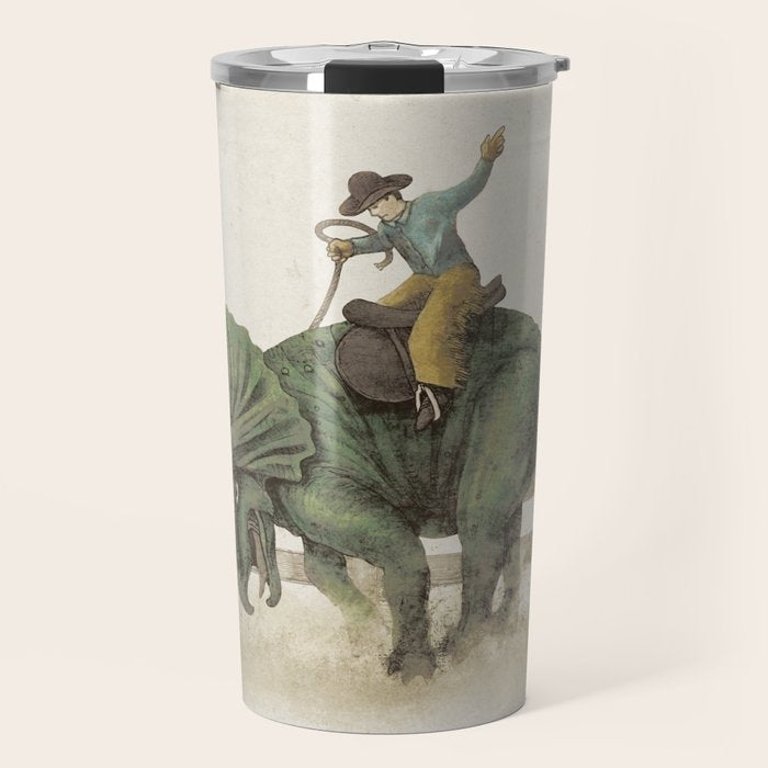 Dino Rodeo  Travel Mug Gallery Image 1