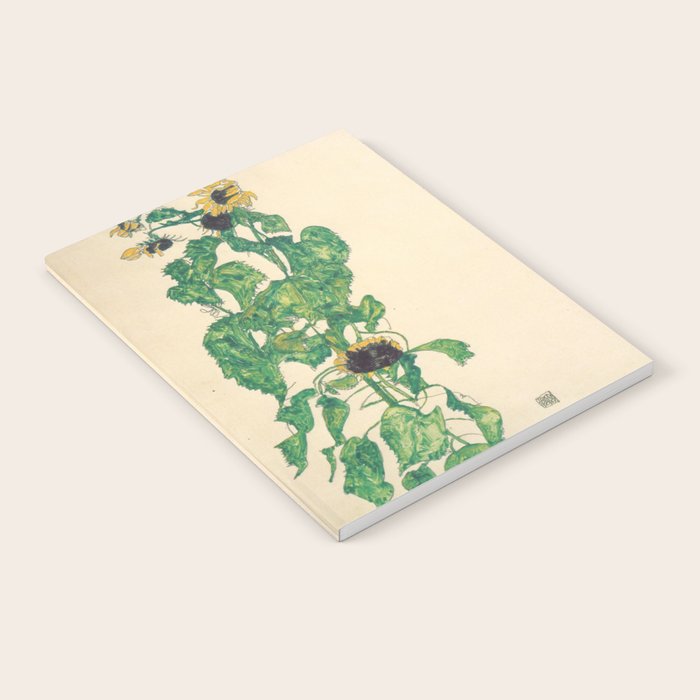 Egon Schiele "Sonnenblumen" Notebook Gallery Image 2