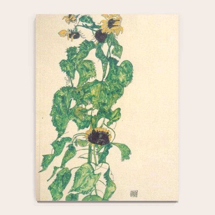Egon Schiele "Sonnenblumen" Notebook Gallery Image 4