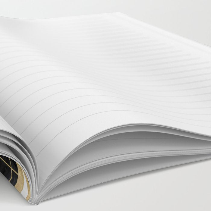 Minimal Black and Gold Mountains Notebook Gallery Image 2