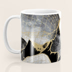 Minimal Black and Gold Mountains Coffee Mug Gallery Image 3