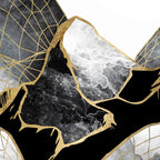 Minimal Black and Gold Mountains Coffee Mug Gallery Image 2