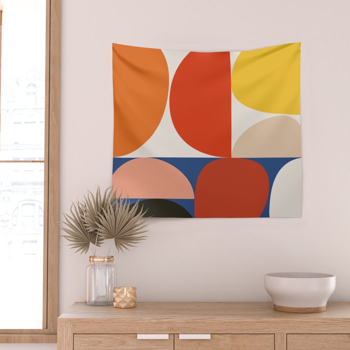 Bauhaus 6 Wall Tapestry Gallery Image 2