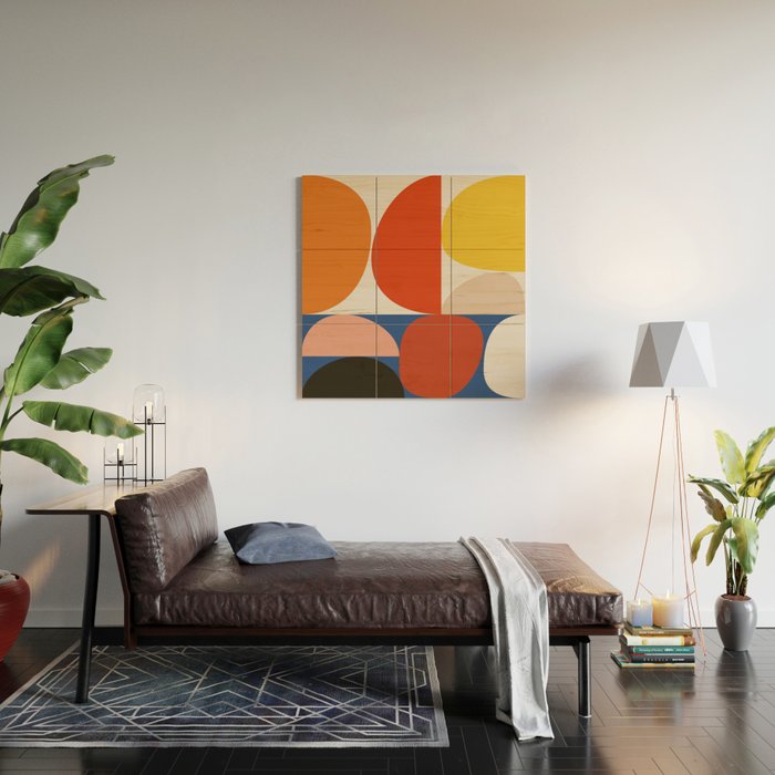 Bauhaus 6 Wood Wall Art Gallery Image 2