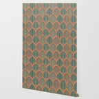 Tropical Fronds . Terracotta Wallpaper Gallery Image 2