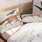 Fox & Crow - Piggyback Pillow Sham Gallery Image 2