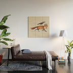 Fox & Crow - Piggyback Wood Wall Art Gallery Image 2