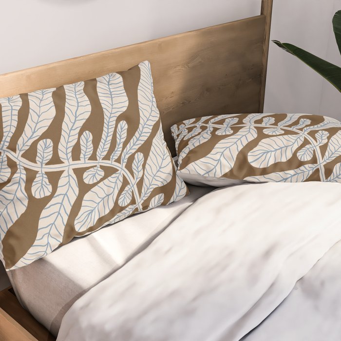 One Hundred-Leaved Plant #15 Pillow Sham Gallery Image 2
