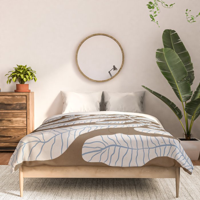 One Hundred-Leaved Plant #15 Comforter Gallery Image 3