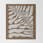 One Hundred-Leaved Plant #15 Throw Blanket Gallery Image 2