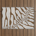 One Hundred-Leaved Plant #15 Outdoor Rug Gallery Image 1