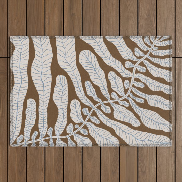 One Hundred-Leaved Plant #15 Outdoor Rug Gallery Image 1