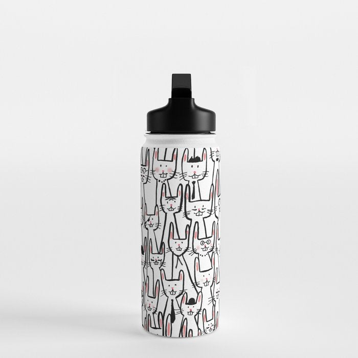 Bunny family Water Bottle Gallery Image 3