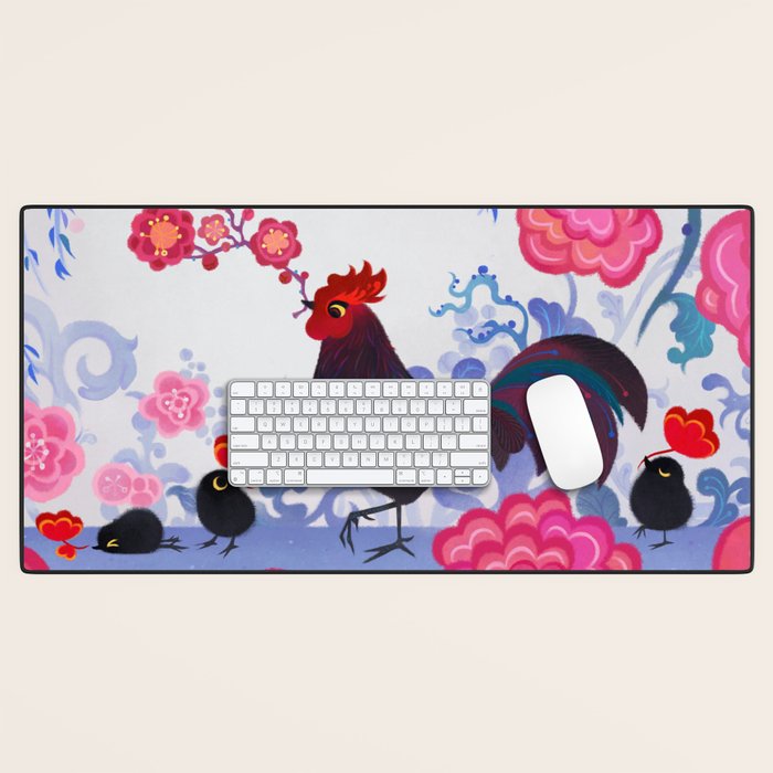 The Year of the Rooster Desk Mat Gallery Image 1