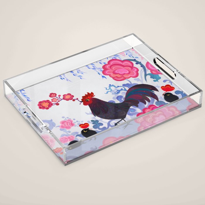 The Year of the Rooster Acrylic Tray Gallery Image 1